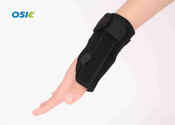 Black Finger Support Brace With High Strength Brackets Free Size Breathable